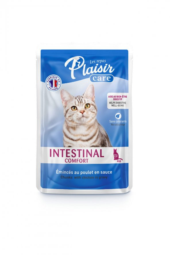 Plaisir Care 85gr Intestinal Comfort 24 Adet Yaş Kedi Maması