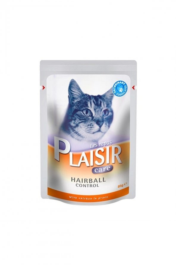 Plaisir Care Hairball Tavuklu Pouch Kedi Konservesi 85 gr