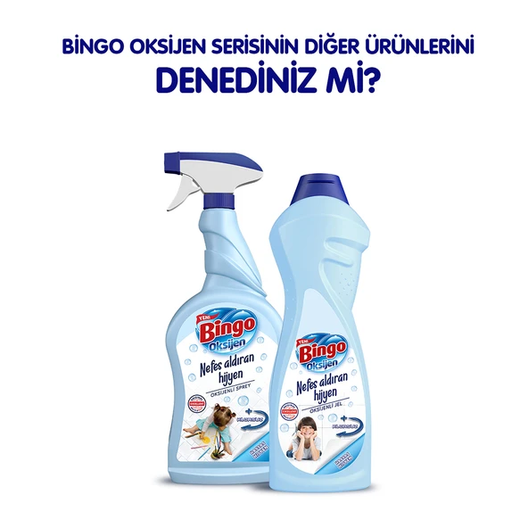 Bingo Oksijen Çamaşır Suyu 750 ml Hasas Hijyen Ekonomi Paketi 6'lı - 7