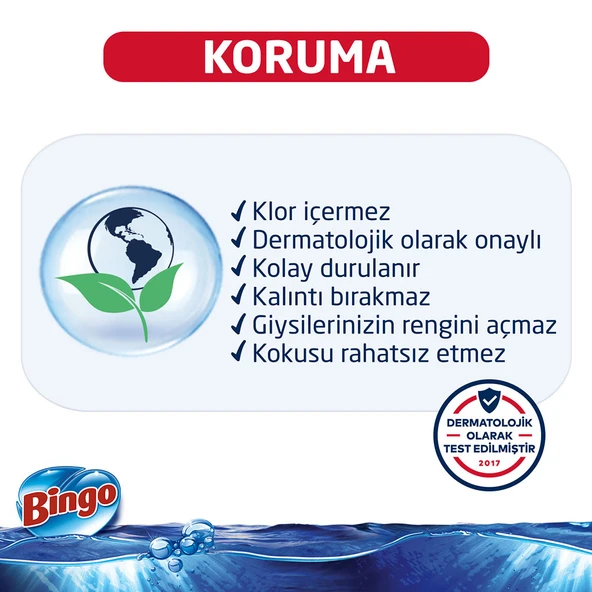 Bingo Oksijen Çamaşır Suyu 750 ml Hasas Hijyen Ekonomi Paketi 6'lı - 4