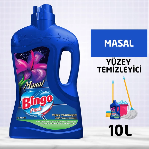 Bingo Fresh Yüzey Temizleyici 2,5 lt Masal Ekonomi Paketi 4'lü