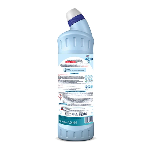 Bingo Oksijen Çamaşır Suyu 750 ml Derinlemesine Hijyen Ekonomi Paketi 6'lı - 3