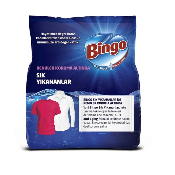 Bingo Matik Toz Çamaşır Deterjanı 9 kg Ekonomi Paketi 2'li - 3