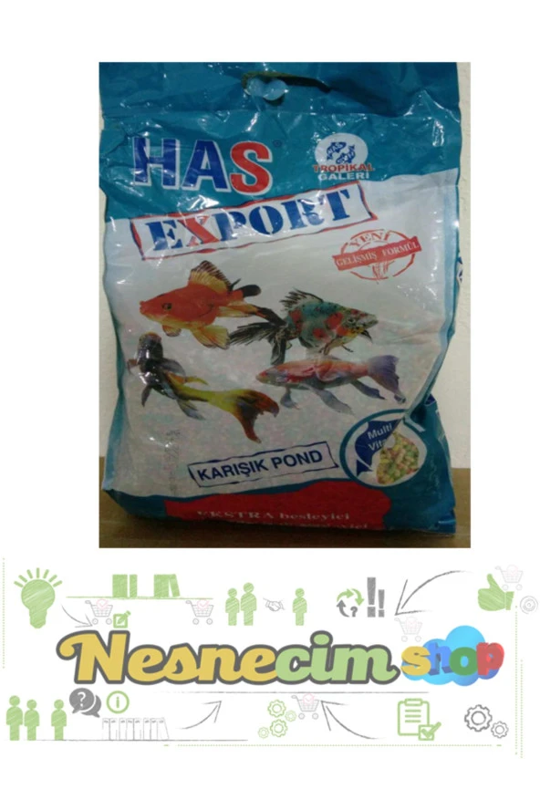 Karışık Pond Havuz Balığı Yemi 1 Kg