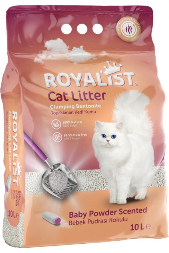 Royalıst Baby Powder Kedi Kumu 10 Lt