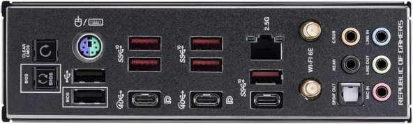 Asus Rog Crosshair X670E Gene AMD AM5 DDR5 Micro ATX Anakart Teşhir - Resim 3