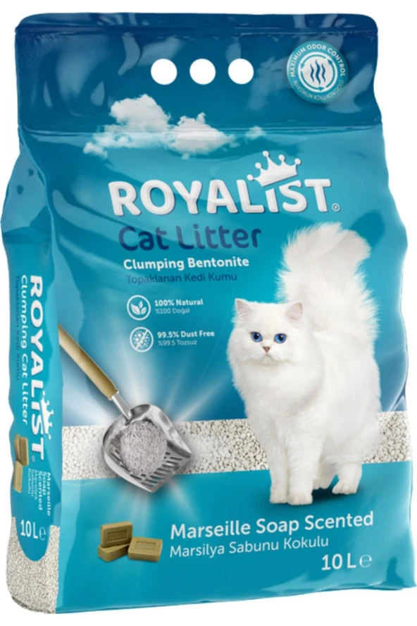 Royalıst Marseille Soap Kedi Kumu 10 Lt