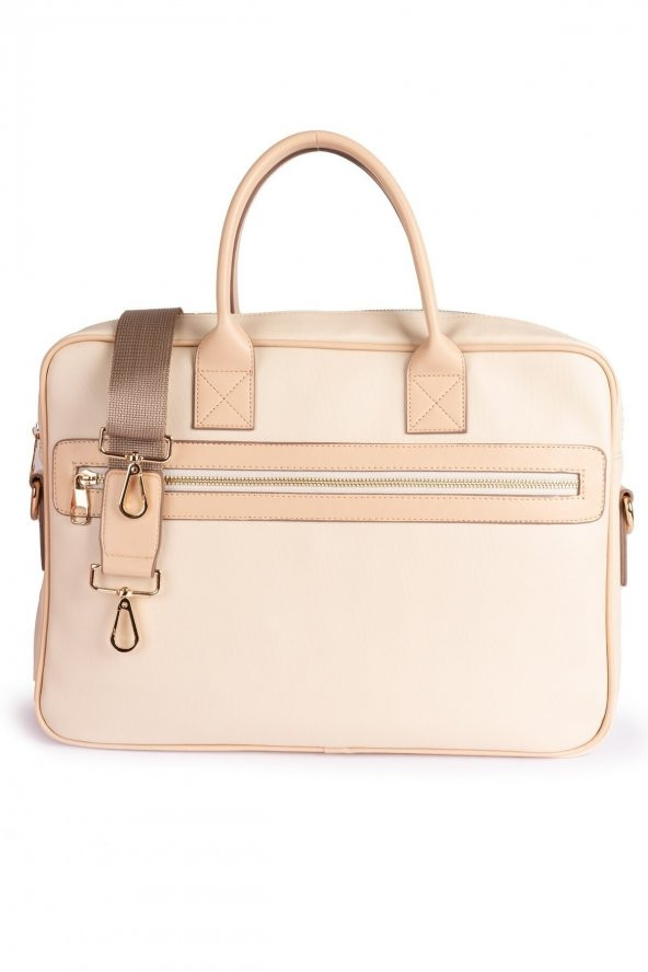 Darian Evrak ve Laptop Çantası Bej - 2