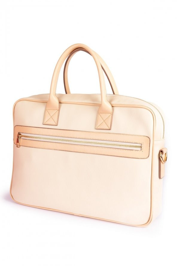 Darian Evrak ve Laptop Çantası Bej - 3