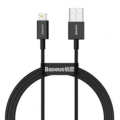 Baseus Super Şarj 1Mt 2.4A Ultra Hızlı İphone Şarj Kablosu 480MB/sn İphone 11 12 13 14 Pro Max Şarj