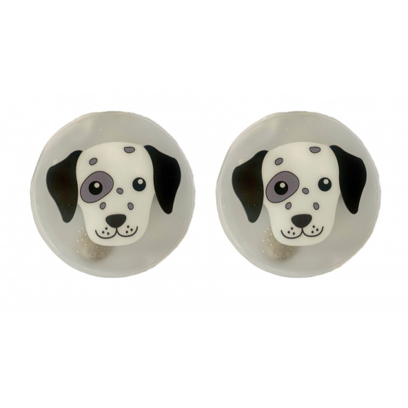 KÖPEKLİ CEP SOBASI,EL ISITICI,2 ADET SICAK SU TORBASI PVC  9cm - 3