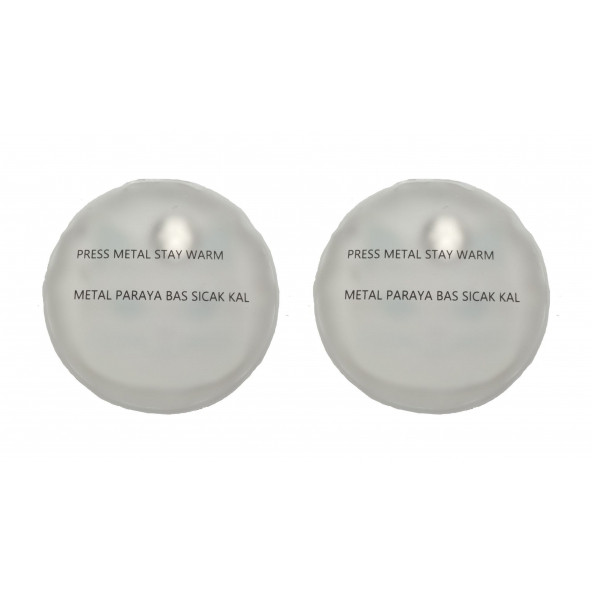 KEDİLİ CEP SOBASI,EL ISITICI,2 ADET SICAK SU TORBASI PVC  9cm - 6