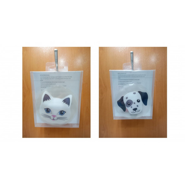 KEDİ VE KÖPEKLİ CEP SOBASI,EL ISITICI,2 ADET SICAK SU TORBASI PVC  9cm - 5