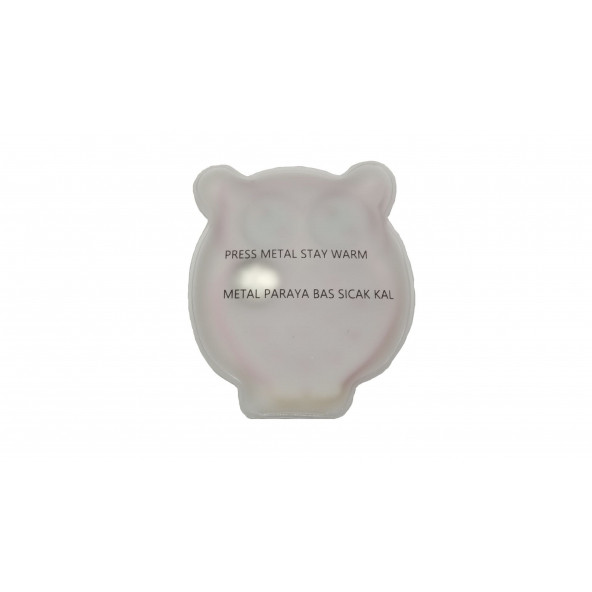 MAVİ BAYKUŞ CEP SOBASI,EL ISITICI,SICAK SU TORBASI PVC  9cm - Resim 6