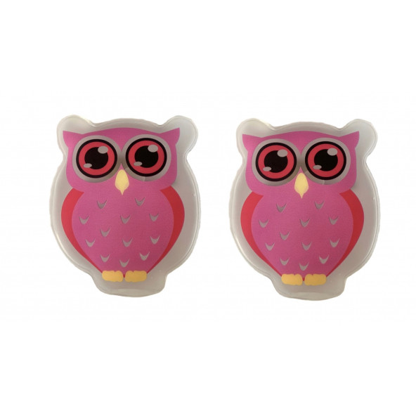 PEMBE BAYKUŞ CEP SOBASI,EL ISITICI,2 ADET SICAK SU TORBASI PVC  9cm - 3