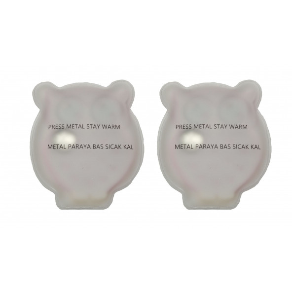 PEMBE BAYKUŞ CEP SOBASI,EL ISITICI,2 ADET SICAK SU TORBASI PVC  9cm - 6