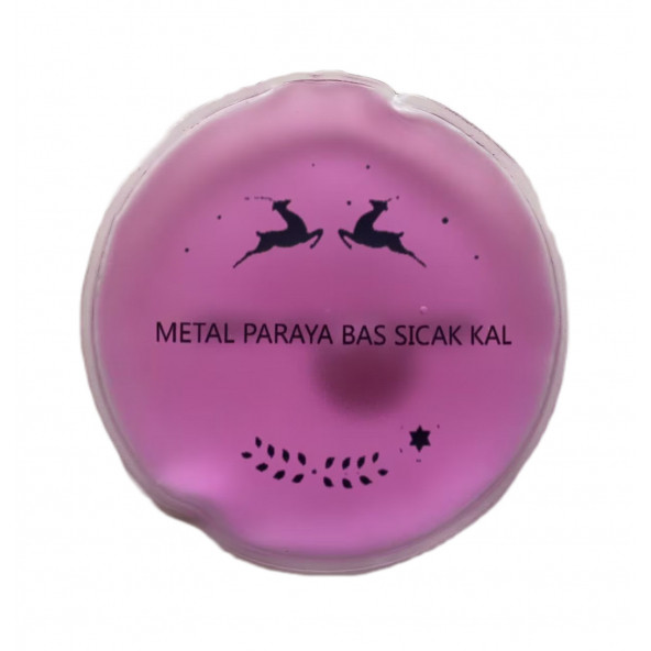 PEMBE CEYLAN CEP SOBASI,EL ISITICI,SICAK SU TORBASI PVC  9cm - 3