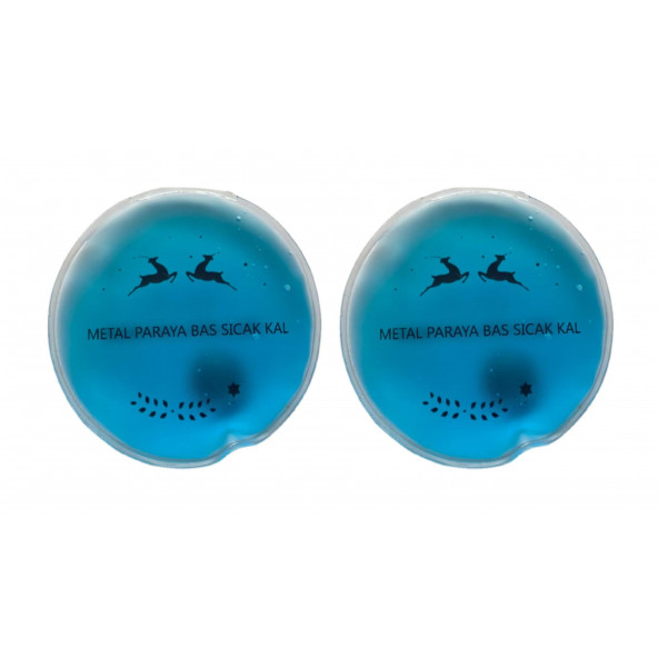 MAVİ CEYLAN CEP SOBASI,EL ISITICI,2 ADET SICAK SU TORBASI PVC  9cm - 3