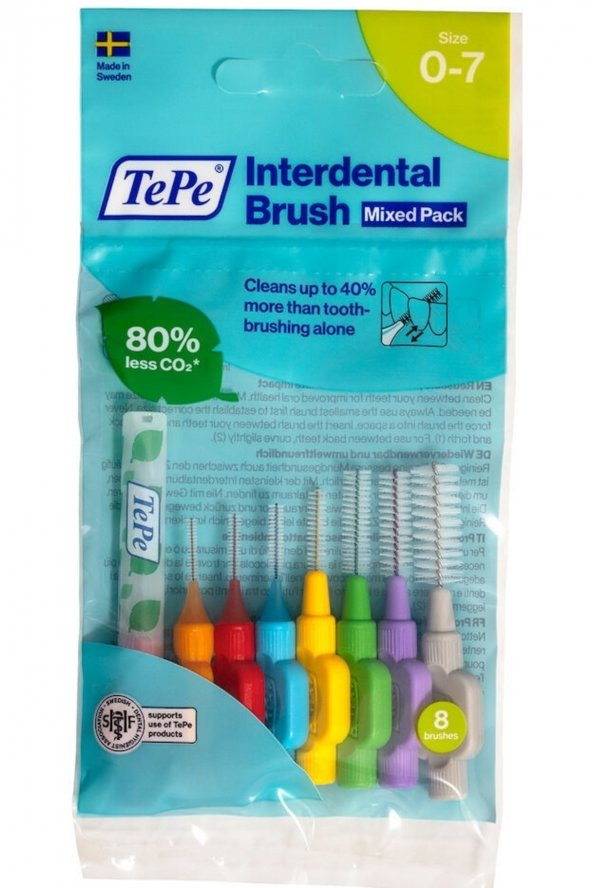 Tepe Arayüz Fırçası Orijinal Karışık 8 Li