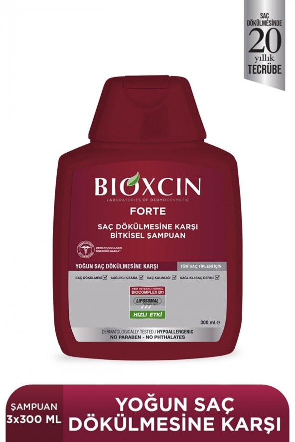 BIOXCIN Yoğun Saç Dökülmesine Karşı Bitkisel Şampuan Forte - 2