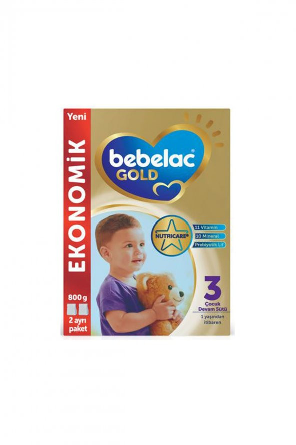 Bebelac Gold 3 Devam Sütü 800 Gr
