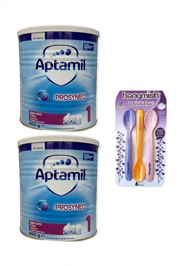 Aptamil Prosyneo 1 Numara 400 Gr 2 Adet + 3lü Kaşık Hediye