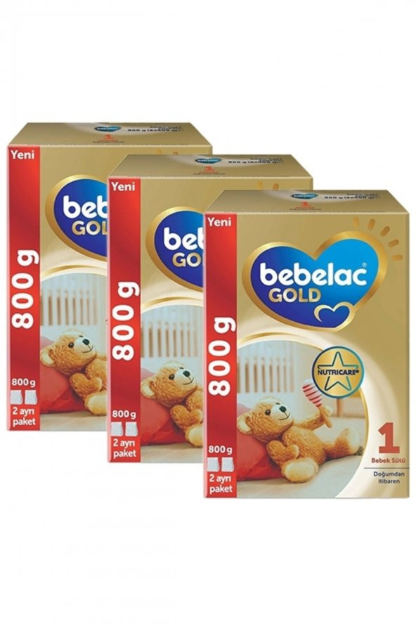 Bebelac Gold 1 Bebek Sütü 800 Gr X 3 Adet