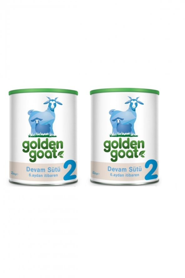 Golden Goat 2 Keçi Sütü Bazlı Devam Sütü 400gr 2li Paket