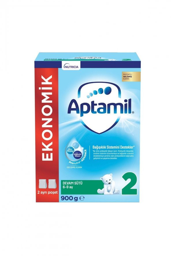 Aptamil Devam Sütü 2 Numara 6-9 Ay 900 Gr