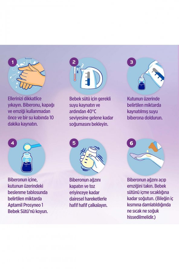 Aptamil Prosyneo 1 Numara Bebek Sütü 3x400gr 0-6 Ay - 4