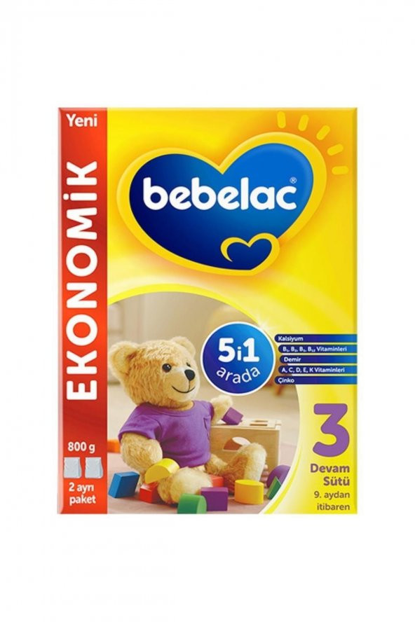 Bebelac 3 Devam Sütü 800 Gr X 4 Adet - 2