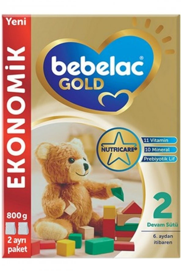 Bebelac Gold 2 Devam Sütü 800 Gr