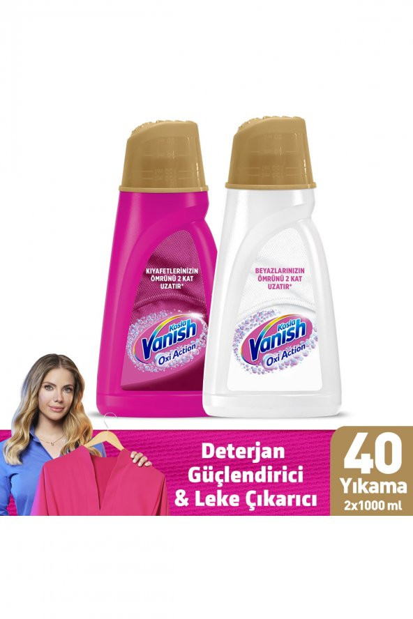 Kosla Beyazlar Ve Renkliler Için Sıvı Leke Çıkarıcı & Deterjan Güçlendirici (2 X 1000 ML)