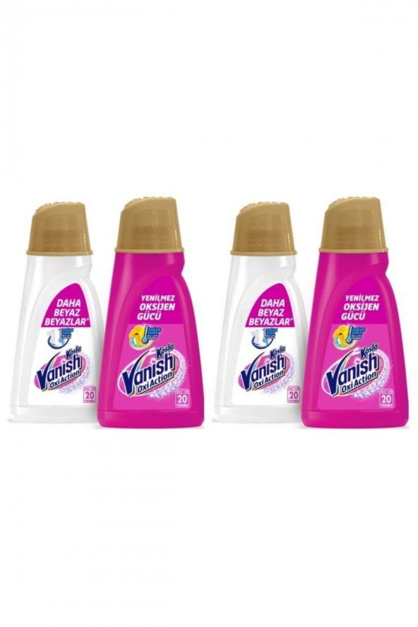 Kosla Oxi Action Gold Renkliler + Beyazlar Sıvı Leke Çıkarıcı 4 X 1 L