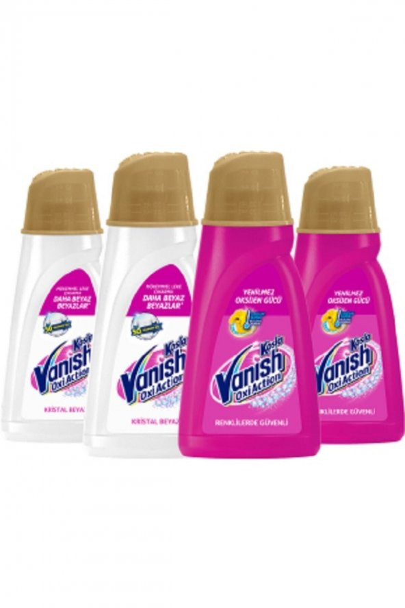 Kosla Oxi Action Gold Sıvı Leke Çıkarıcı Renkliler 2X1000 Ml Ve Beyazlar 2X1000 Ml 4 Adet - 2
