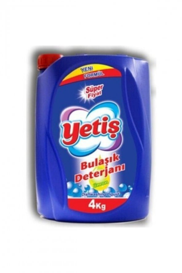 Yetiş Limon Sıvı Bulaşık Deterjanı 4kg
