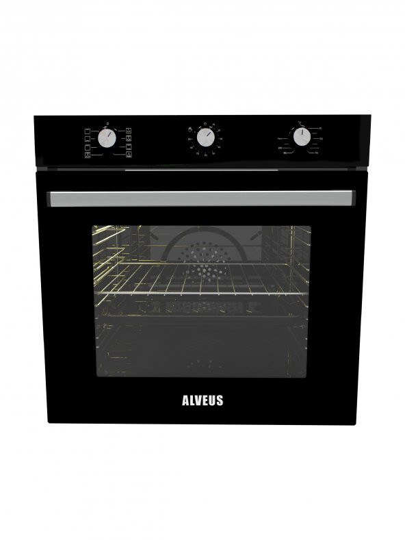 ALVEUS MFA 615 SİYAH (TURBO+SOĞUTMA FAN) ANKASTRE FIRIN