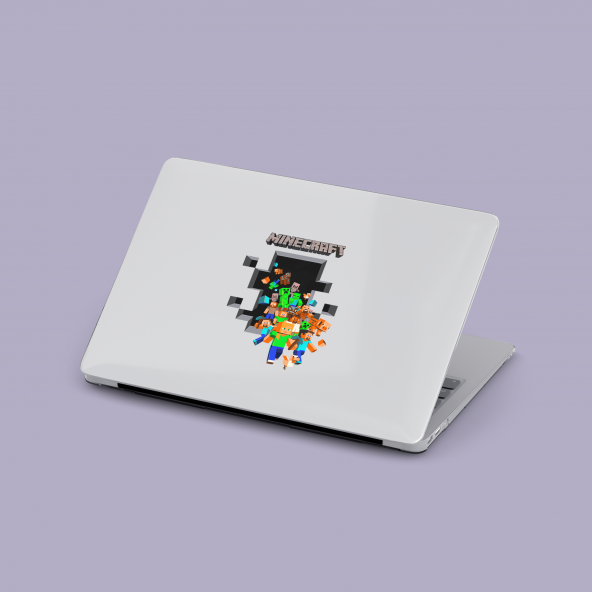 Macbook Pro Kılıf 16 inç A2141 Mac08 Şeffaf Notebook Kılıfı Minecraft