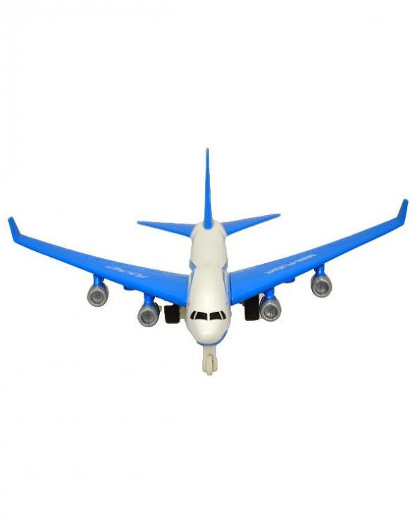 Ctoy Sürtmeli Çek Bırak Oyuncak Uçak Koyu Mavi