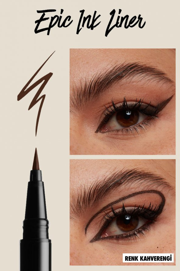 NYX Professional Makeup Epıc Ink Kahverengi Lıner - 2