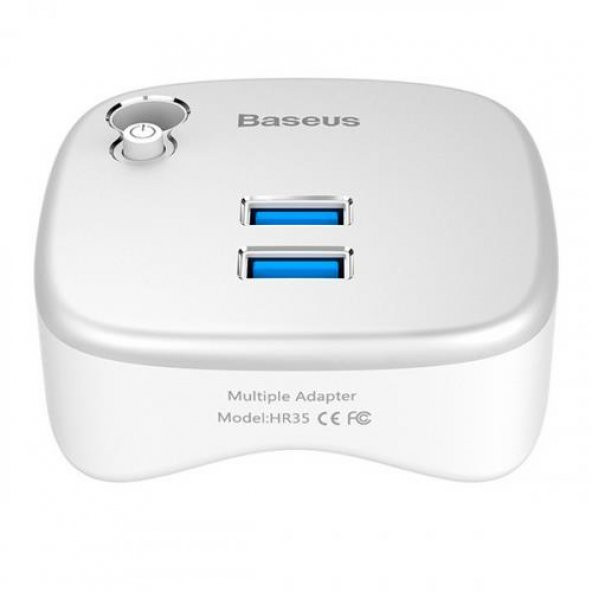 Baseus Dock Hub Kalem Şarjlı 2xUSB3.0 125MB/sn RJ45 TF-SD Girişli Masaüstü Dock Adaptör