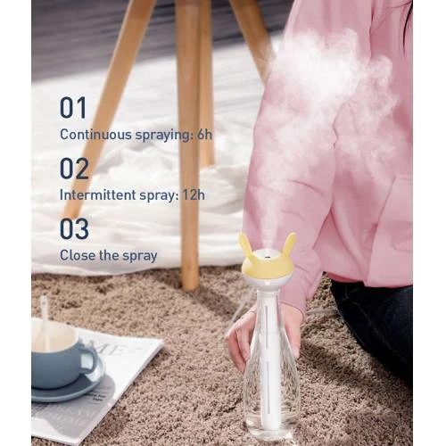 Baseus Taşınabilir Hava Nemlendirici Ve Gece Lambası Ev Ofis Araba İçin Hava Nemlendirici Gece Lamba - 4