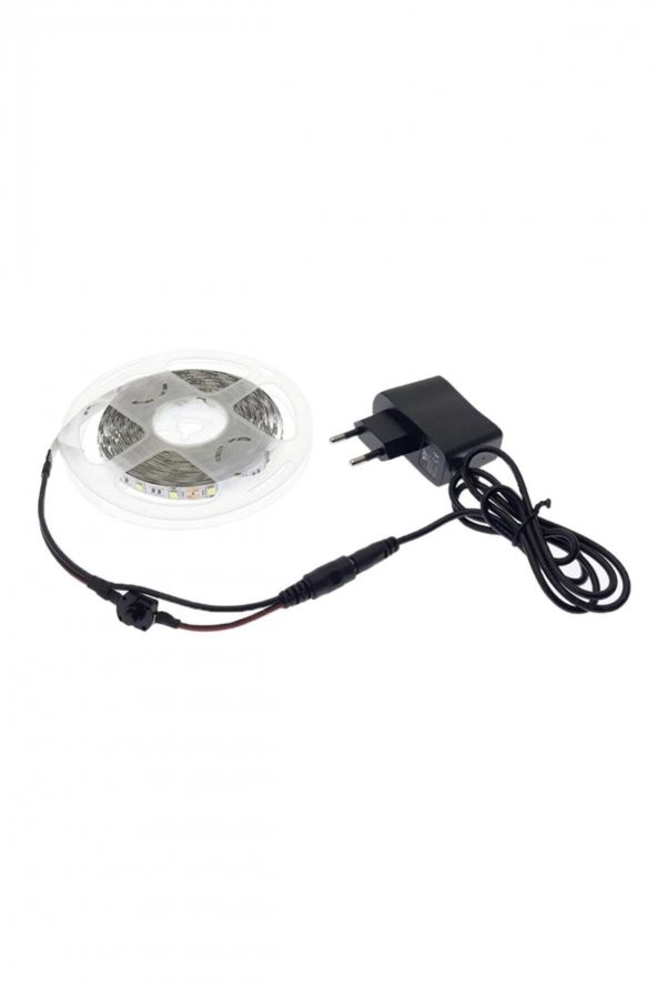 Mutfak Tezgah Üstü Için 2 m Beyaz Şerit Led12v Adaptör Tak Çalıştır Aç Kapa Anahtar 3 Çip - 4