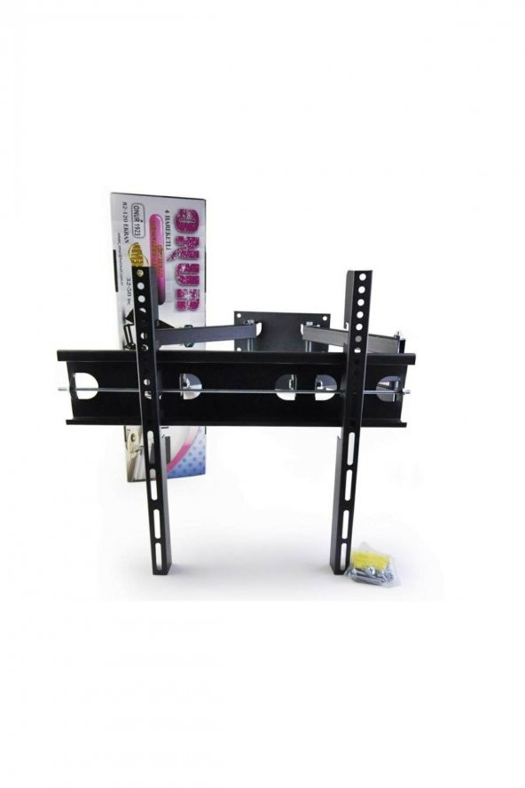 50 127 Ekran Led/lcd Tv Askı Aparatı Kilitli Çift Kollu Hareketli - 1