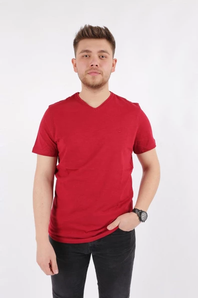 CAZADOR ERKEK 4601 ORTA V FLAMLI T-SHIRT 23YCEEO04601 - 12
