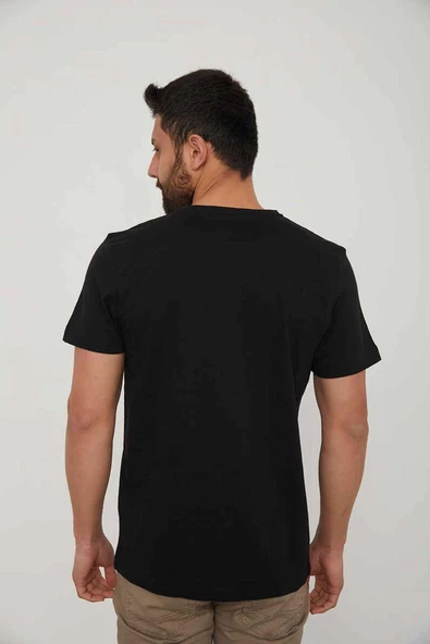 CAZADOR ERKEK 4601 ORTA V FLAMLI T-SHIRT 23YCEEO04601 - 3