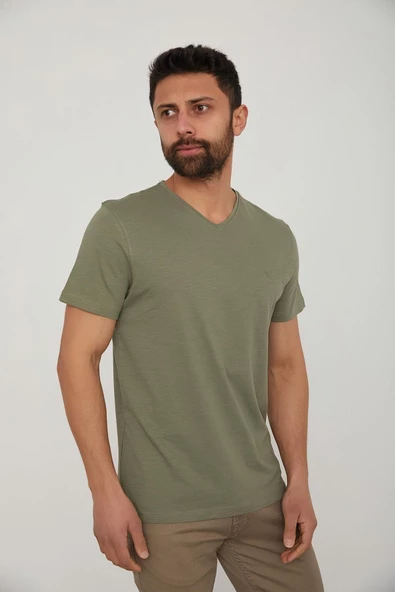 CAZADOR ERKEK 4601 ORTA V FLAMLI T-SHIRT 23YCEEO04601 - 10