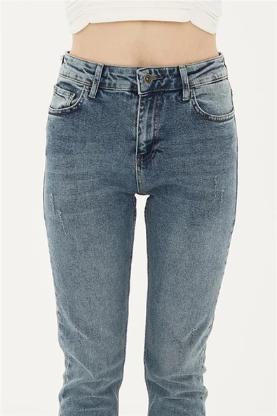 FASHION FRIENDS KADIN DENİM PANTOLON 23Y-PNT0792K1 - 3