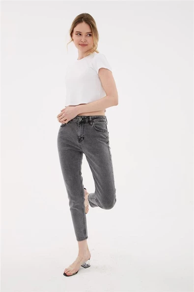 FASHION FRIENDS KADIN DENİM PANTOLON 23Y-PNT0792K1 - 6