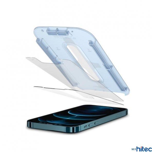 ScHitec Apple iPhone 13 Pro 5D Ekran Koruyucu Magic Kolay Uygulama Aparatlı - 3